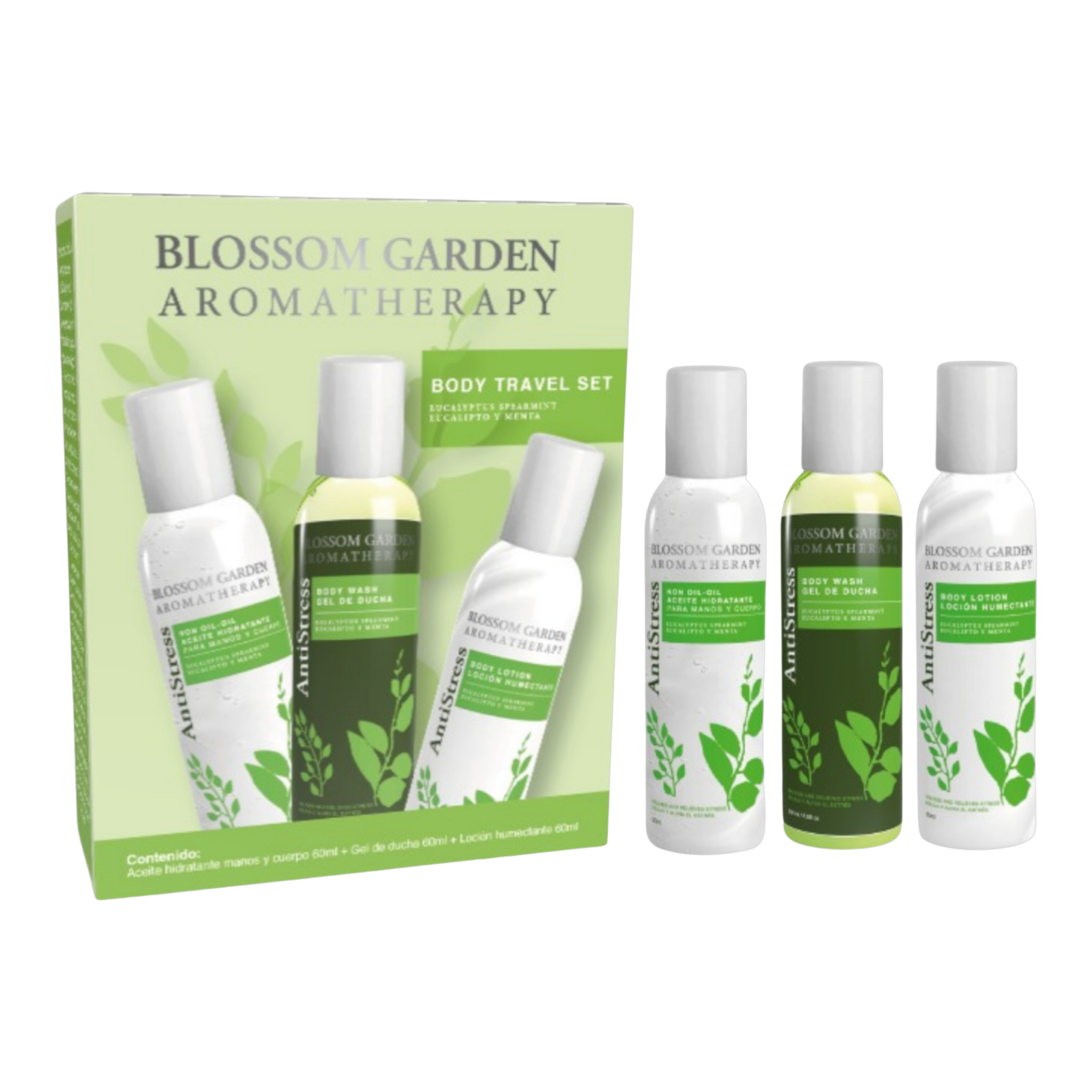 BLOSSOM GARDEN - Body Travel Set (Eucalipto)