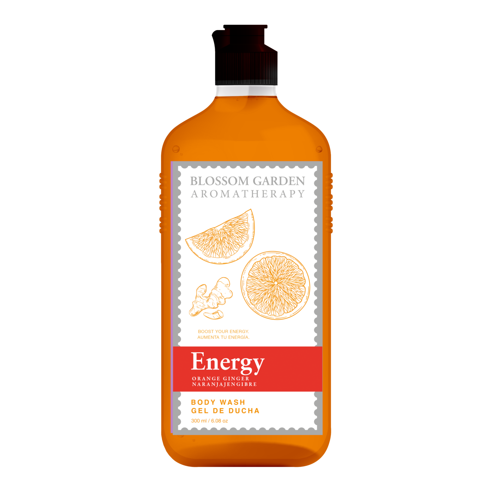 BLOSSOM GARDEN - Body Wash 300 ml - Energy (Cítrico)