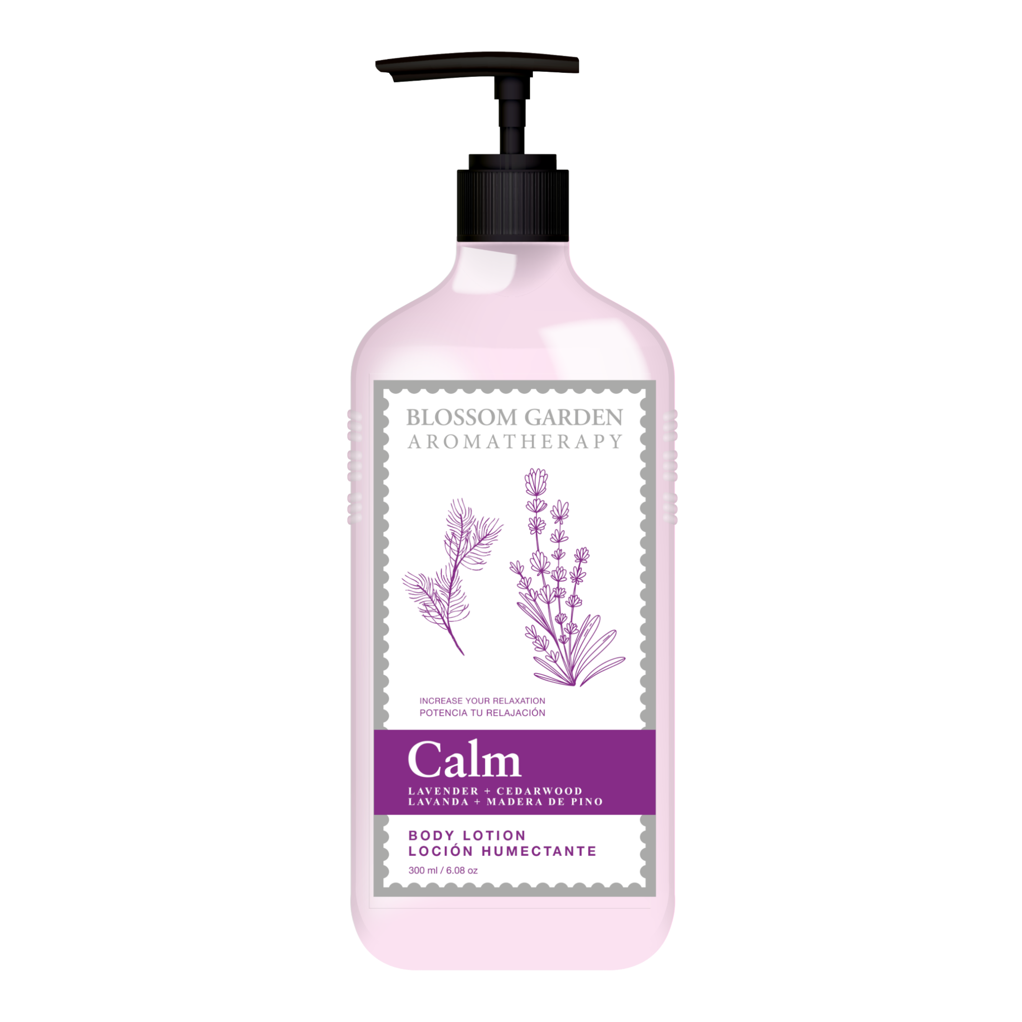 BLOSSOM GARDEN - Crema Humectante 300 ml - Calm (Lavanda)