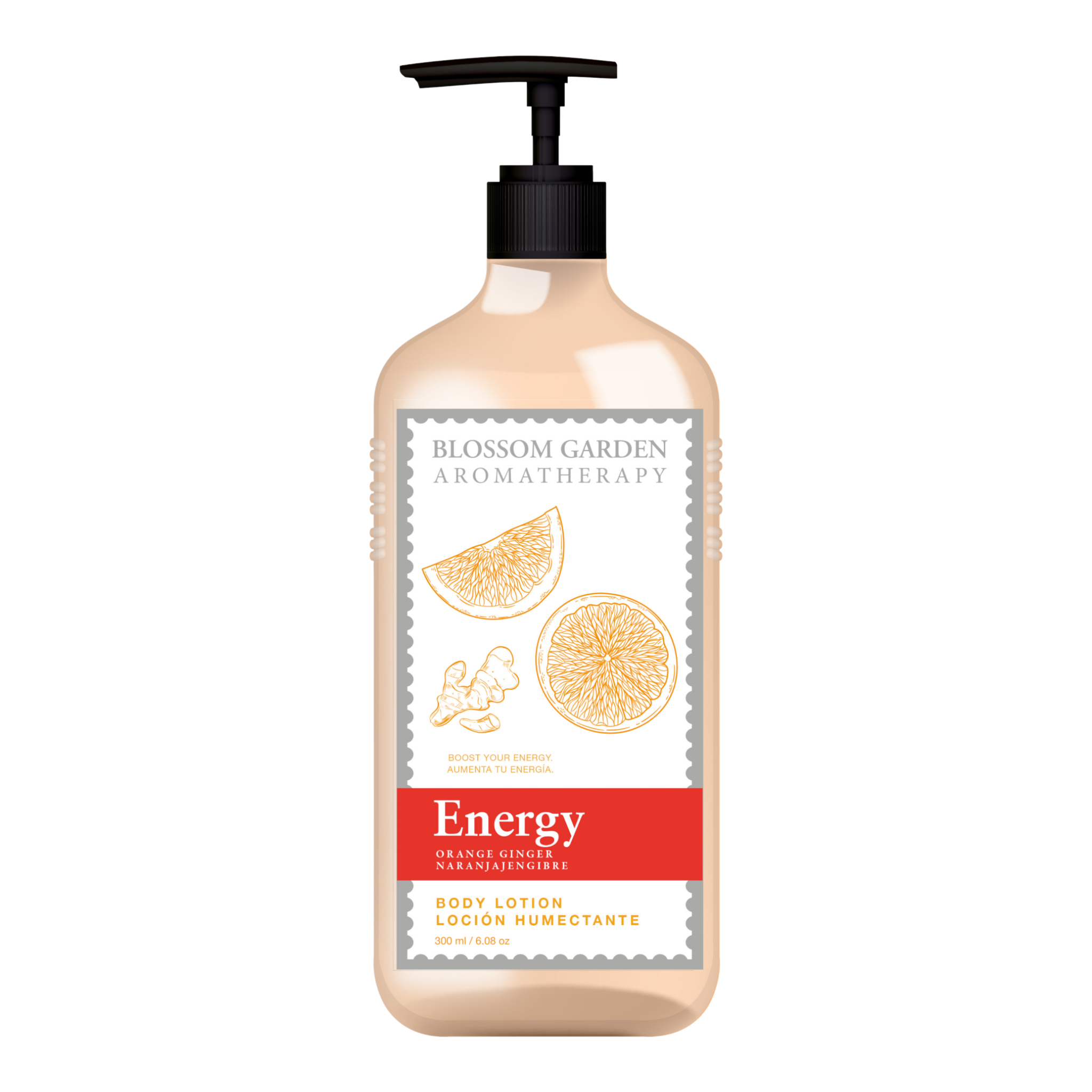 BLOSSOM GARDEN - Crema Humectante 300 ml - Energy (Cítrico)