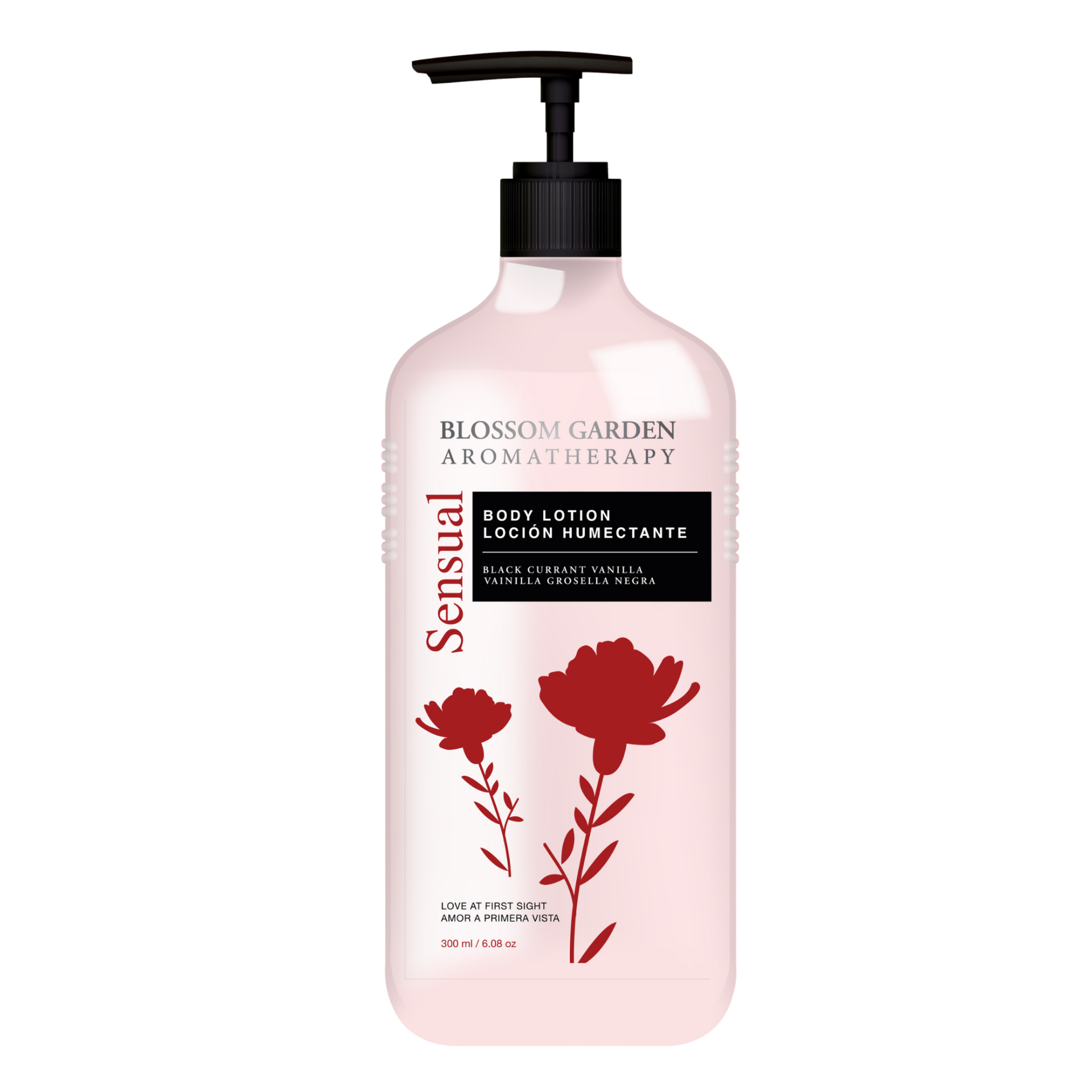 BLOSSOM GARDEN - Crema Humectante 300 ml - Sensual (Grosella / Vainilla)