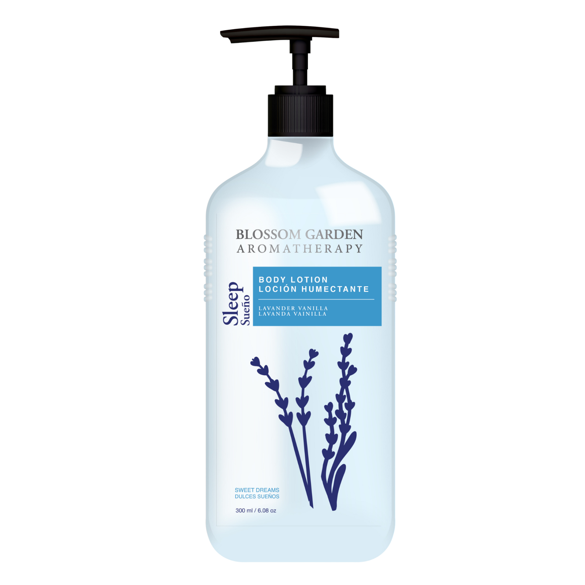 BLOSSOM GARDEN - Crema Humectante 300 ml - Sleep (Lavanda / Vainilla)