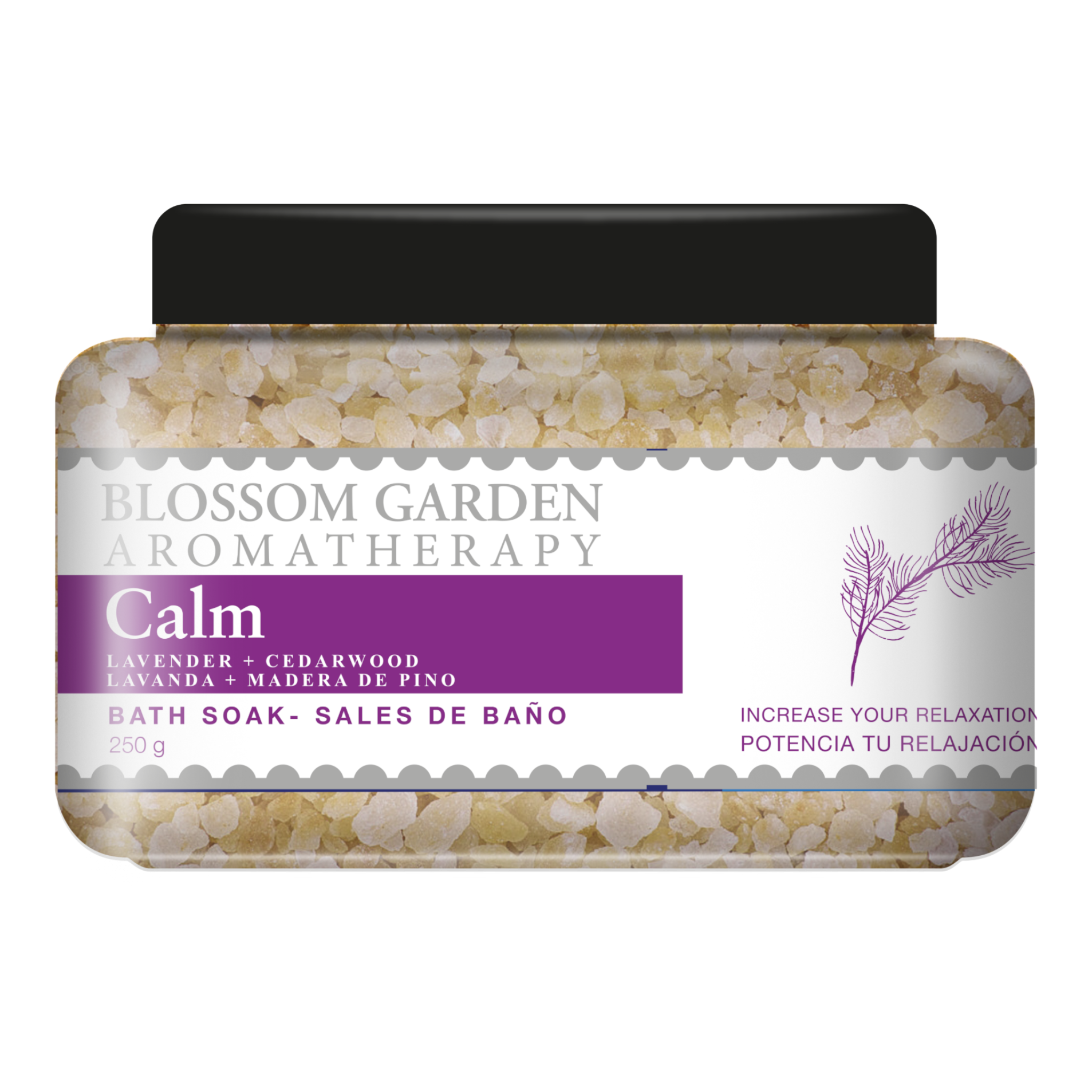 BLOSSOM GARDEN - Sales de Baño Relajantes 250 ml - Calm (Lavanda)