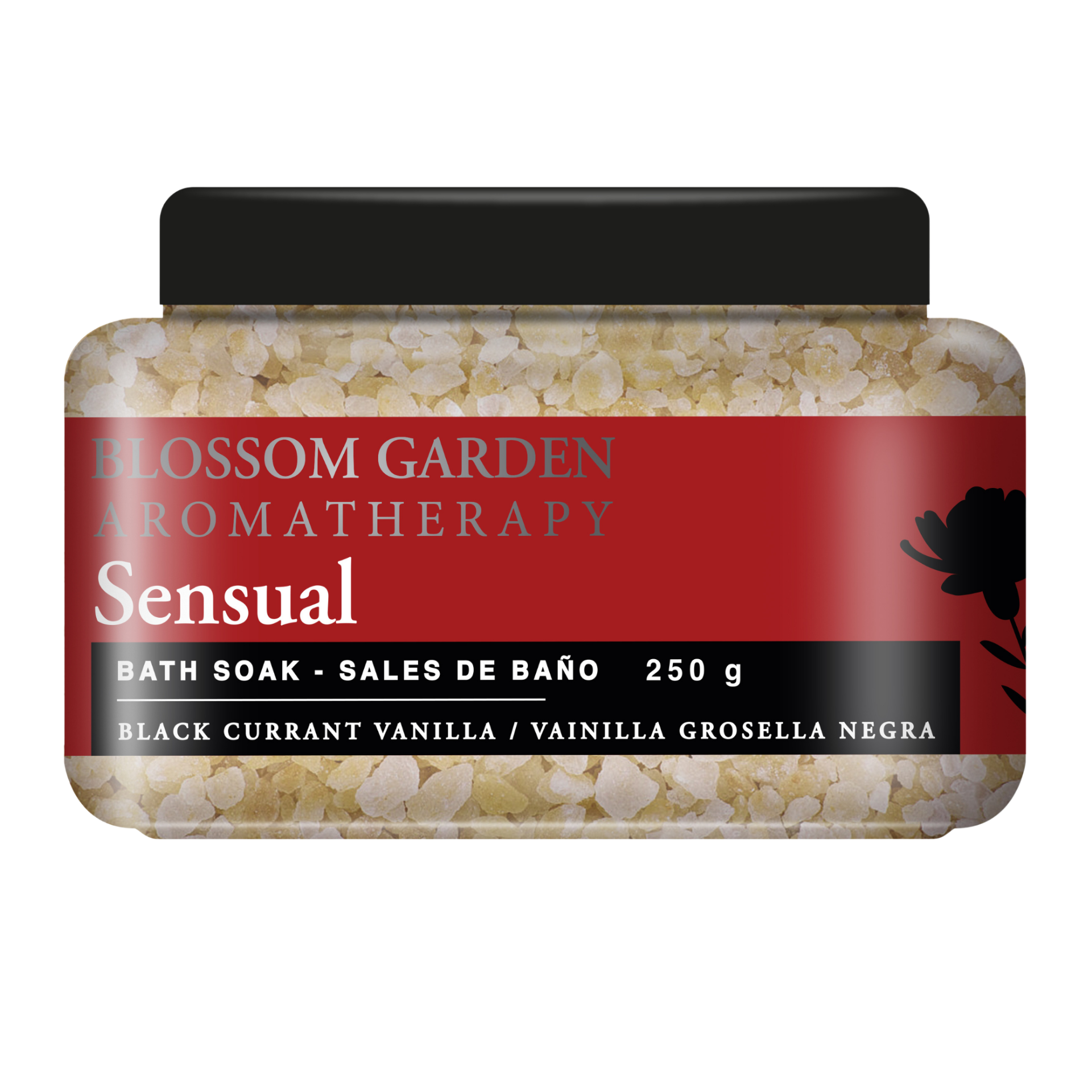 BLOSSOM GARDEN - Sales de Baño Relajantes 250 ml - Sensual (Grosella / Vainilla)