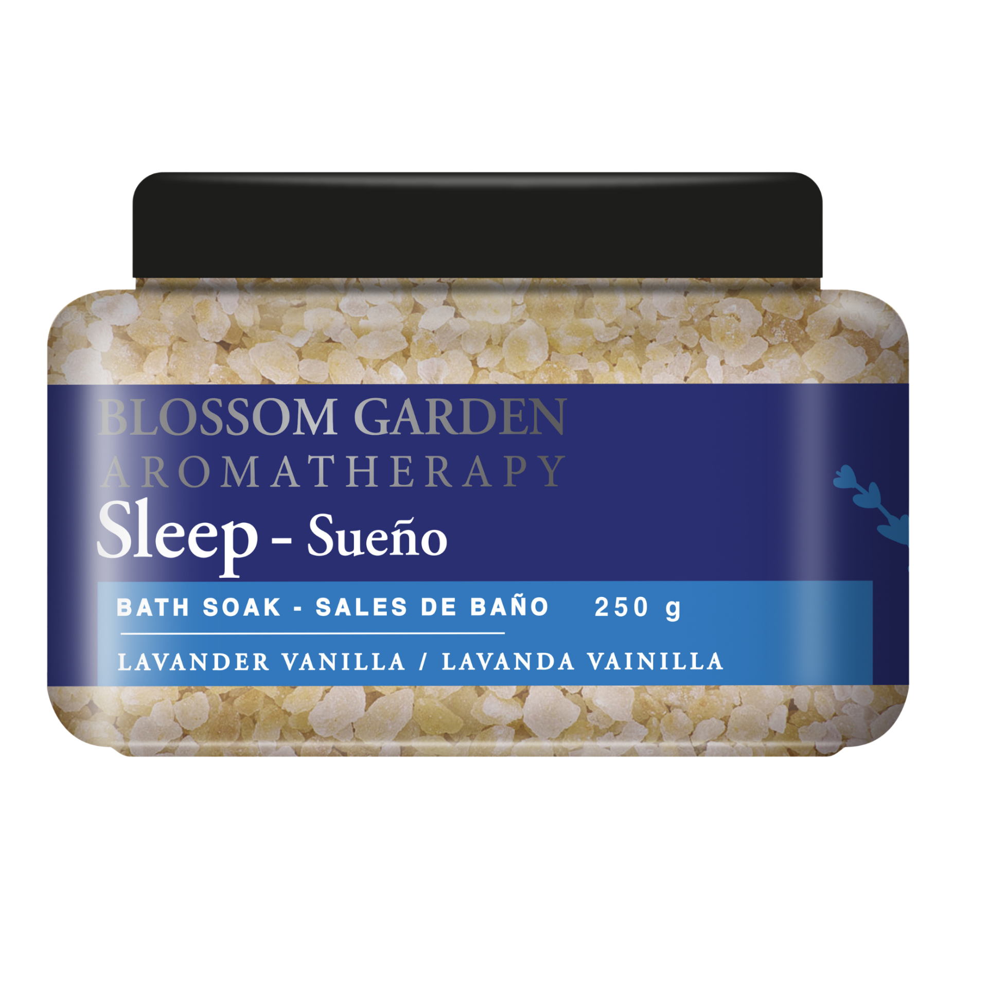 BLOSSOM GARDEN - Sales de Baño Relajantes 250 ml - Sleep (Lavanda / Vainilla)