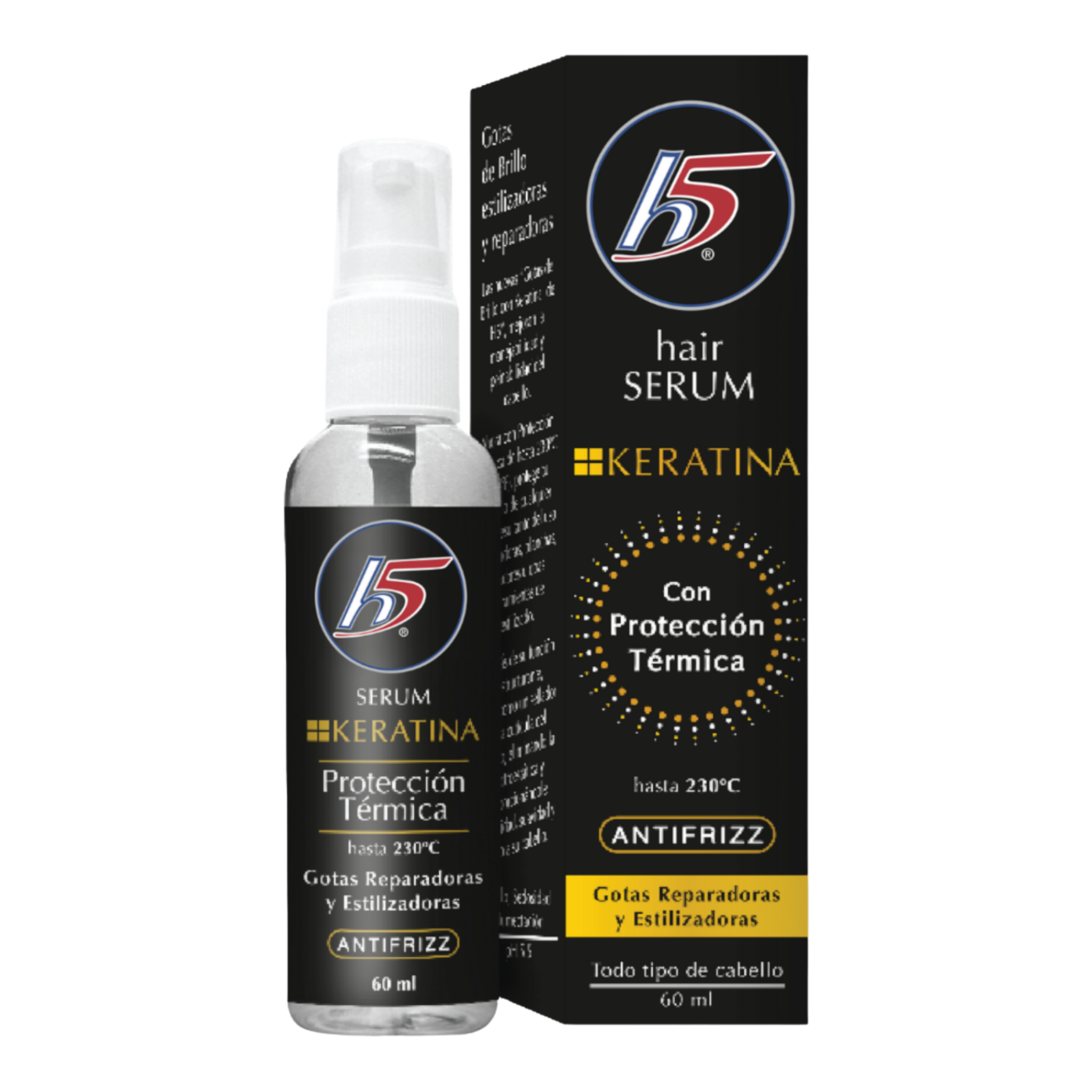 H5 - Gotas Serum Keratina 60 ml