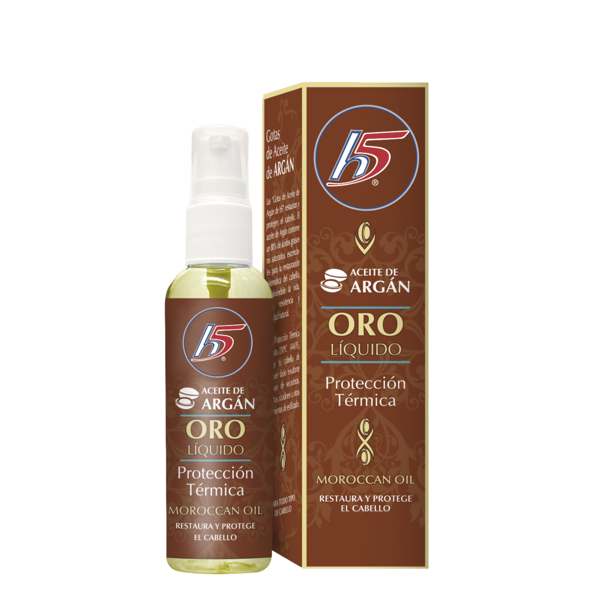 H5 - Gotas Serum Oro Liquido Aceite De Argan 60 ml