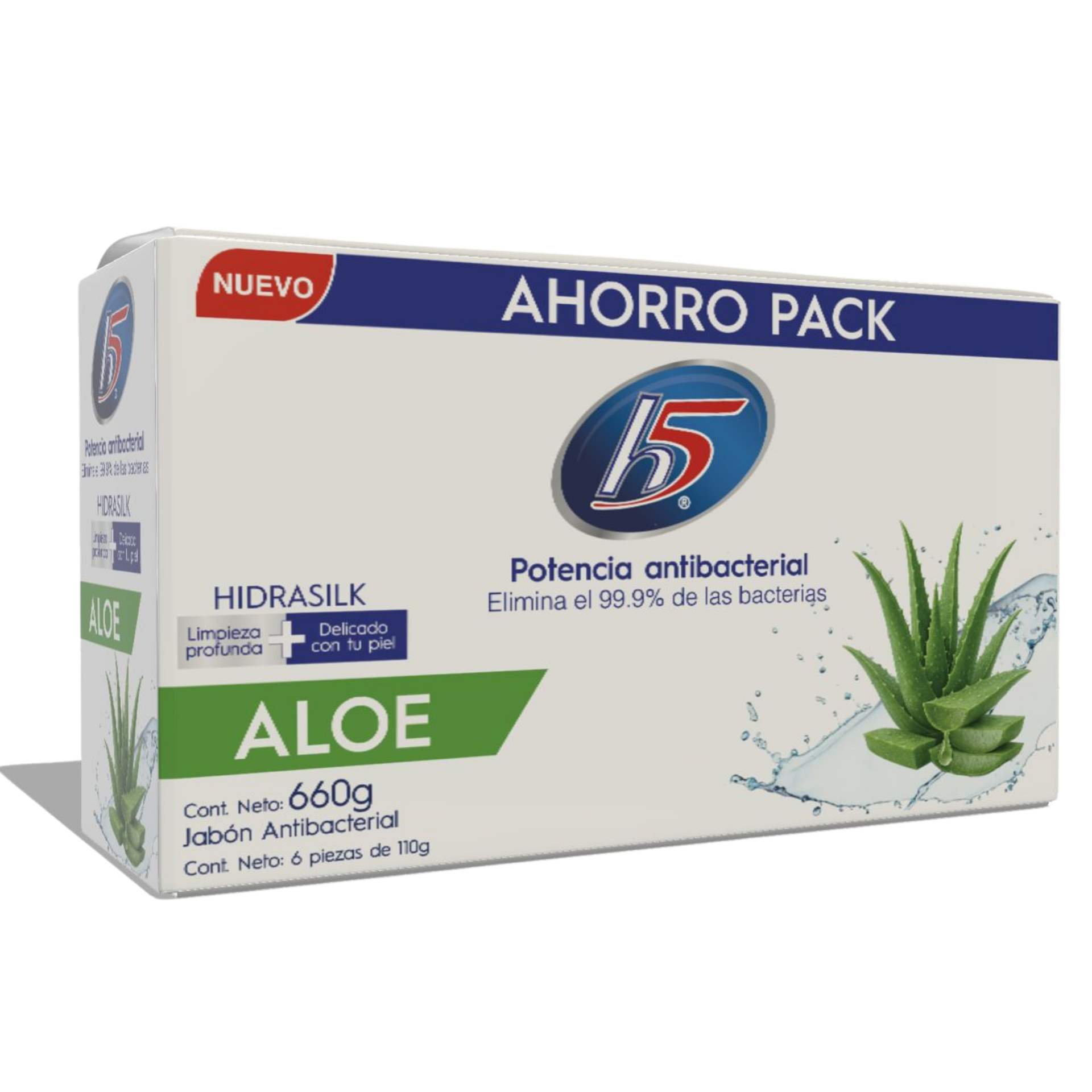 H5 - Jabón 12/660 grm - Aloe Vera