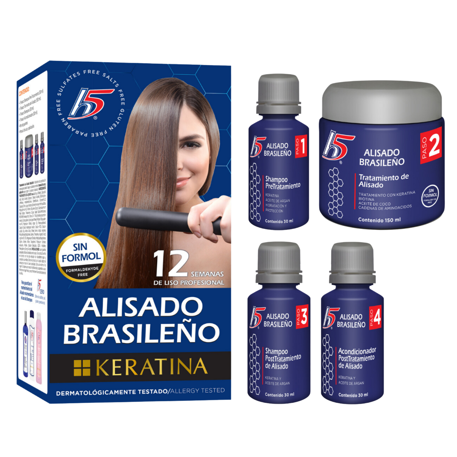 H5 - Kit Alisado Brasileño Keratina