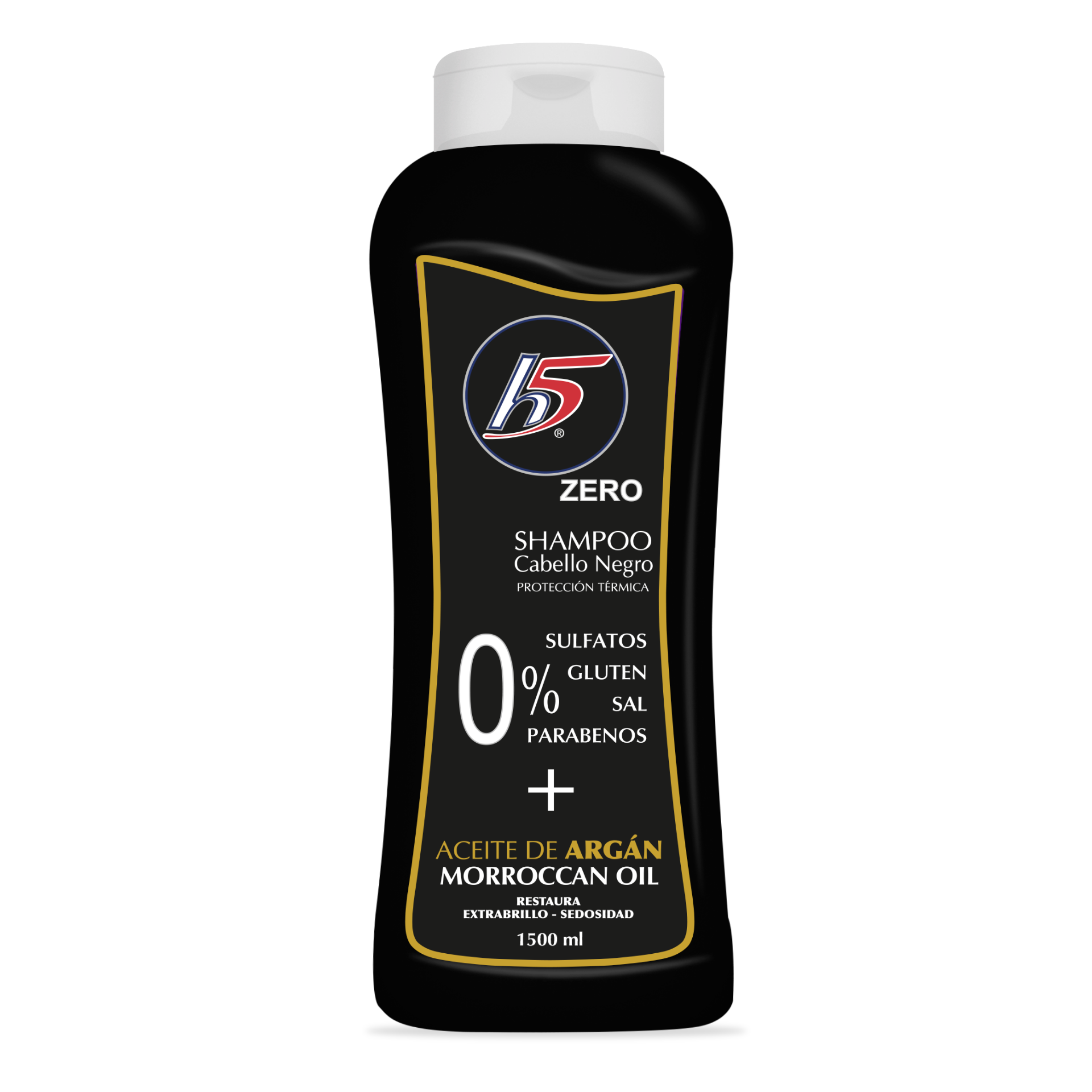 H5 - Shampoo Argan Cabello Negro - 1450 ml