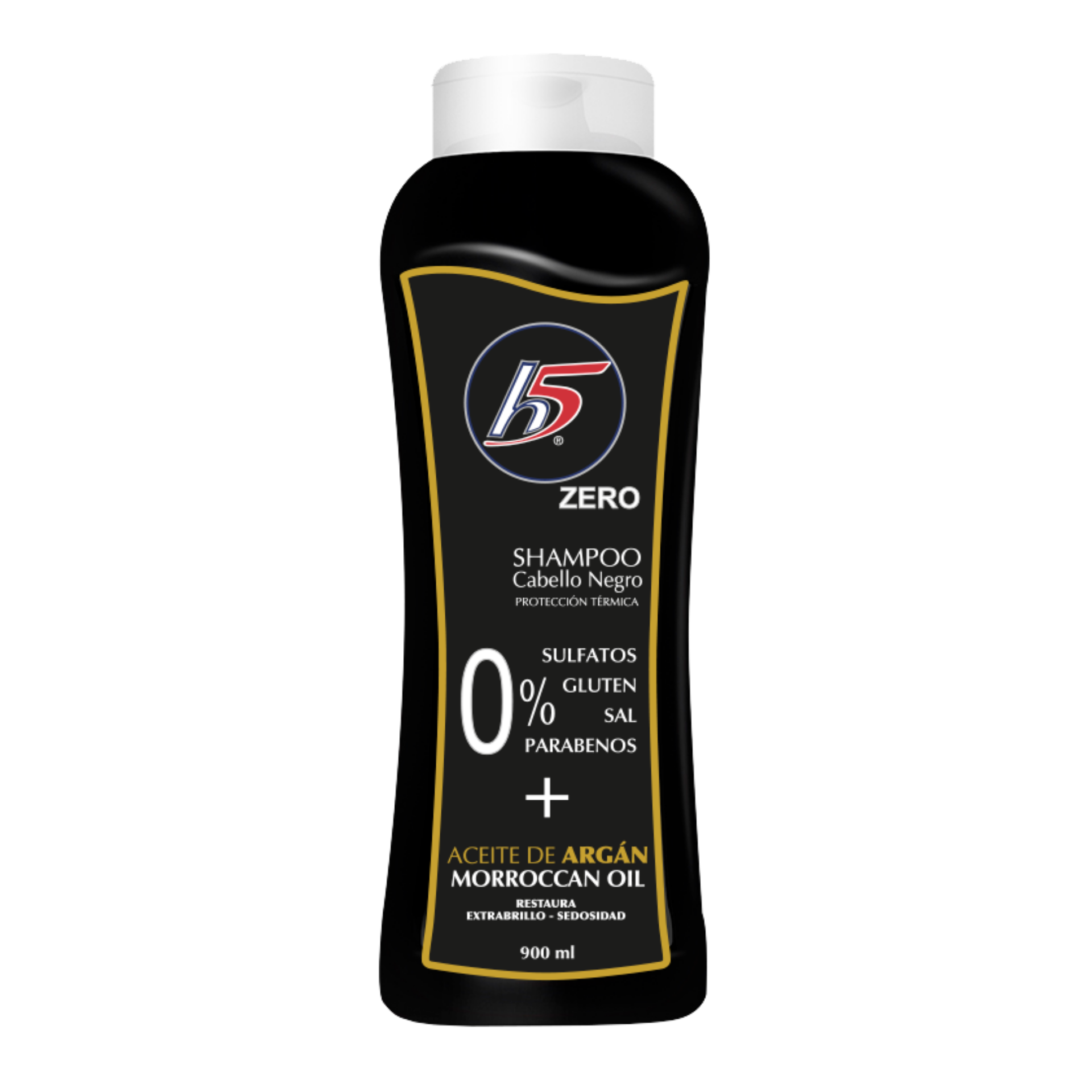 H5 - Shampoo Argan Cabello Negro - 900 ml