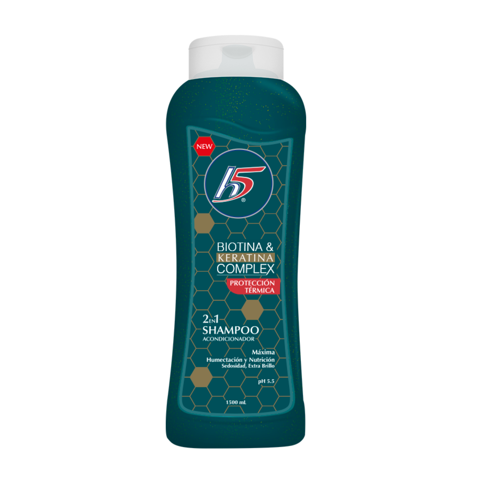 H5 - Shampoo Biotina & Keratina Complex - 1450 ml