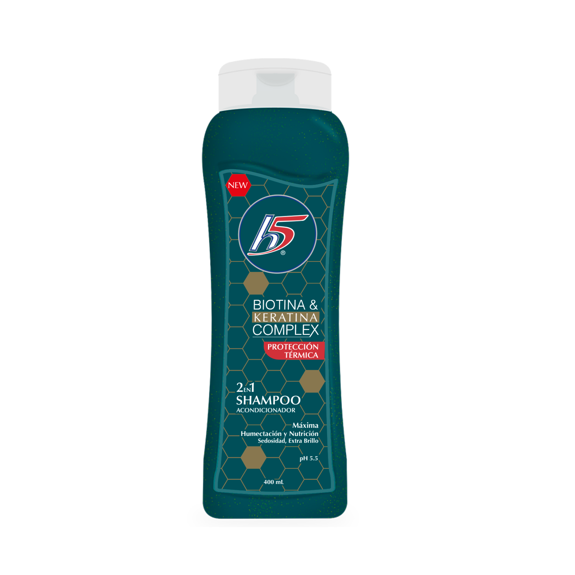 H5 - Shampoo Biotina & Keratina Complex - 400 ml
