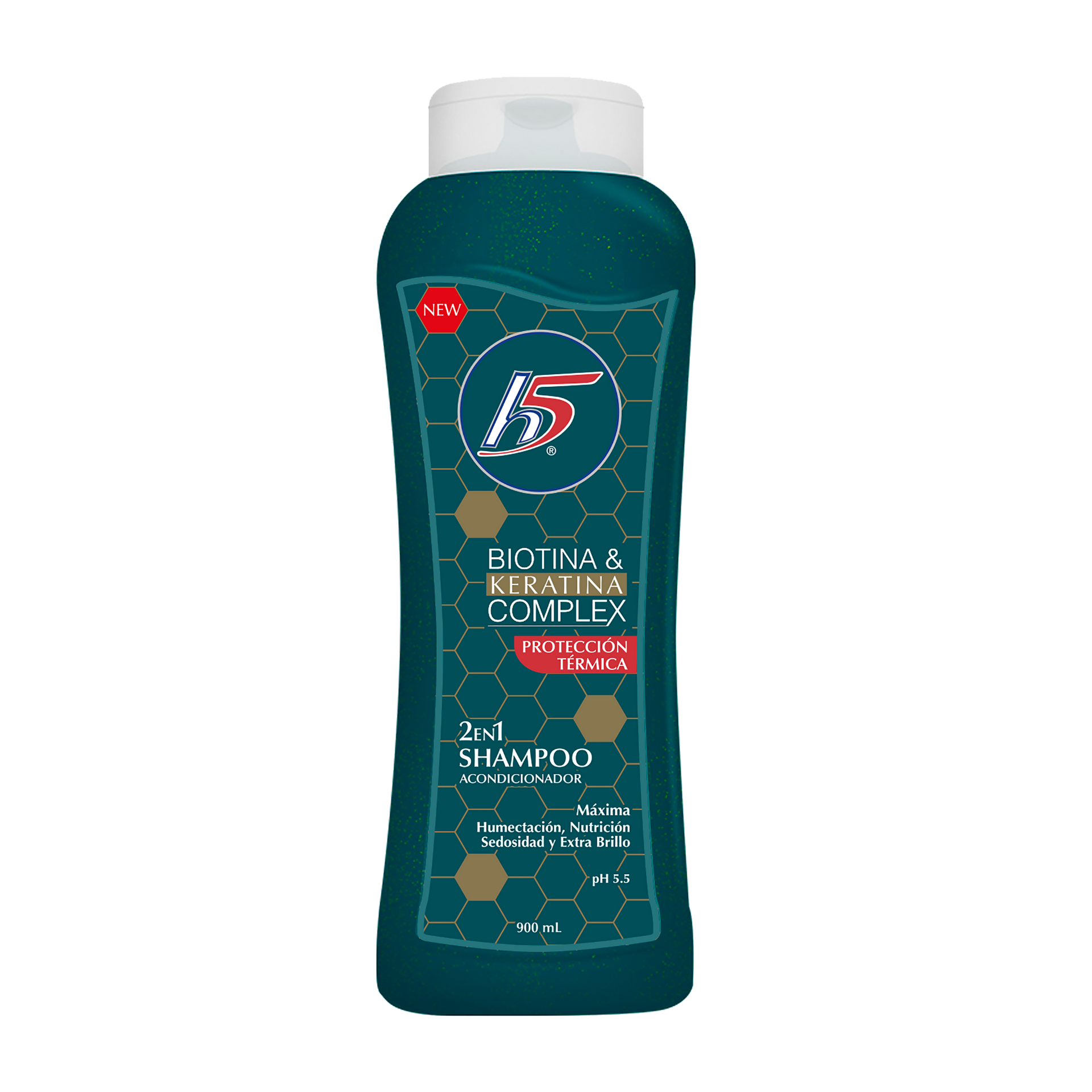 H5 - Shampoo Biotina & Keratina Complex - 900 ml