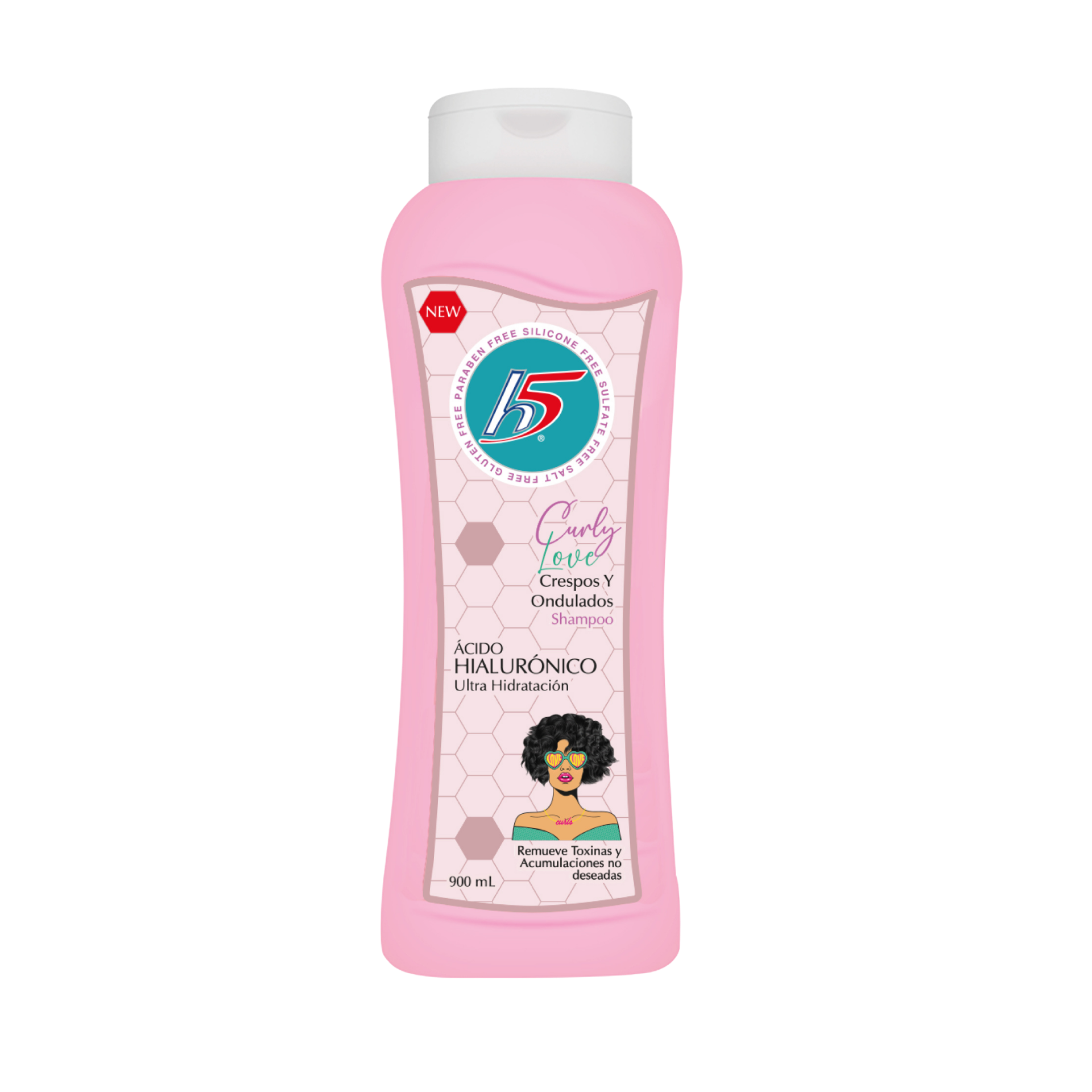 H5 - Shampoo Curly Love Rizos 900 ml
