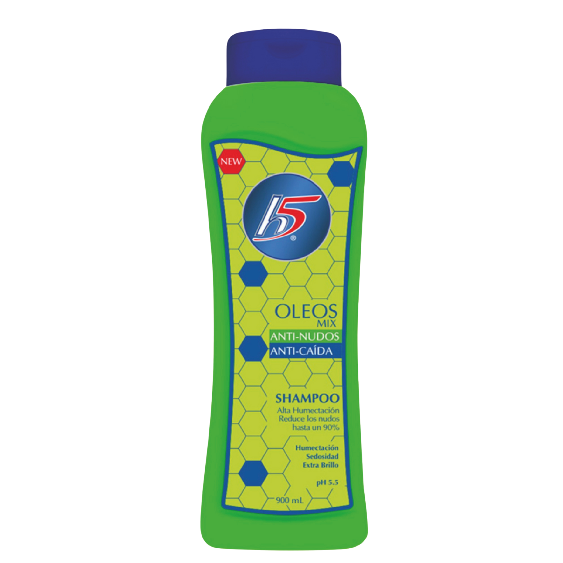 H5 - Shampoo Oleos Mix Antinudos - 900 ml