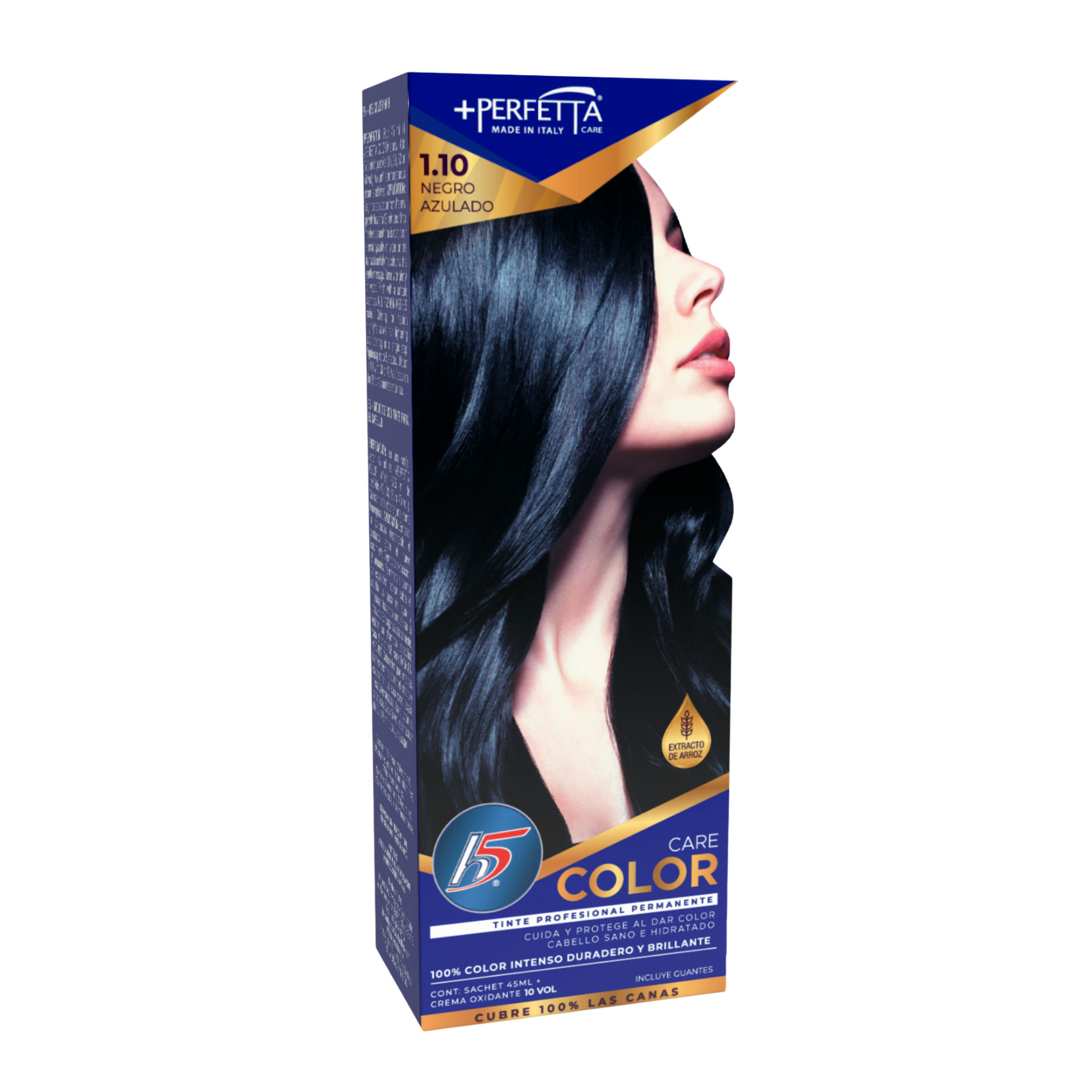 H5 - Tinte Perfetta - Kit Negro Azulado