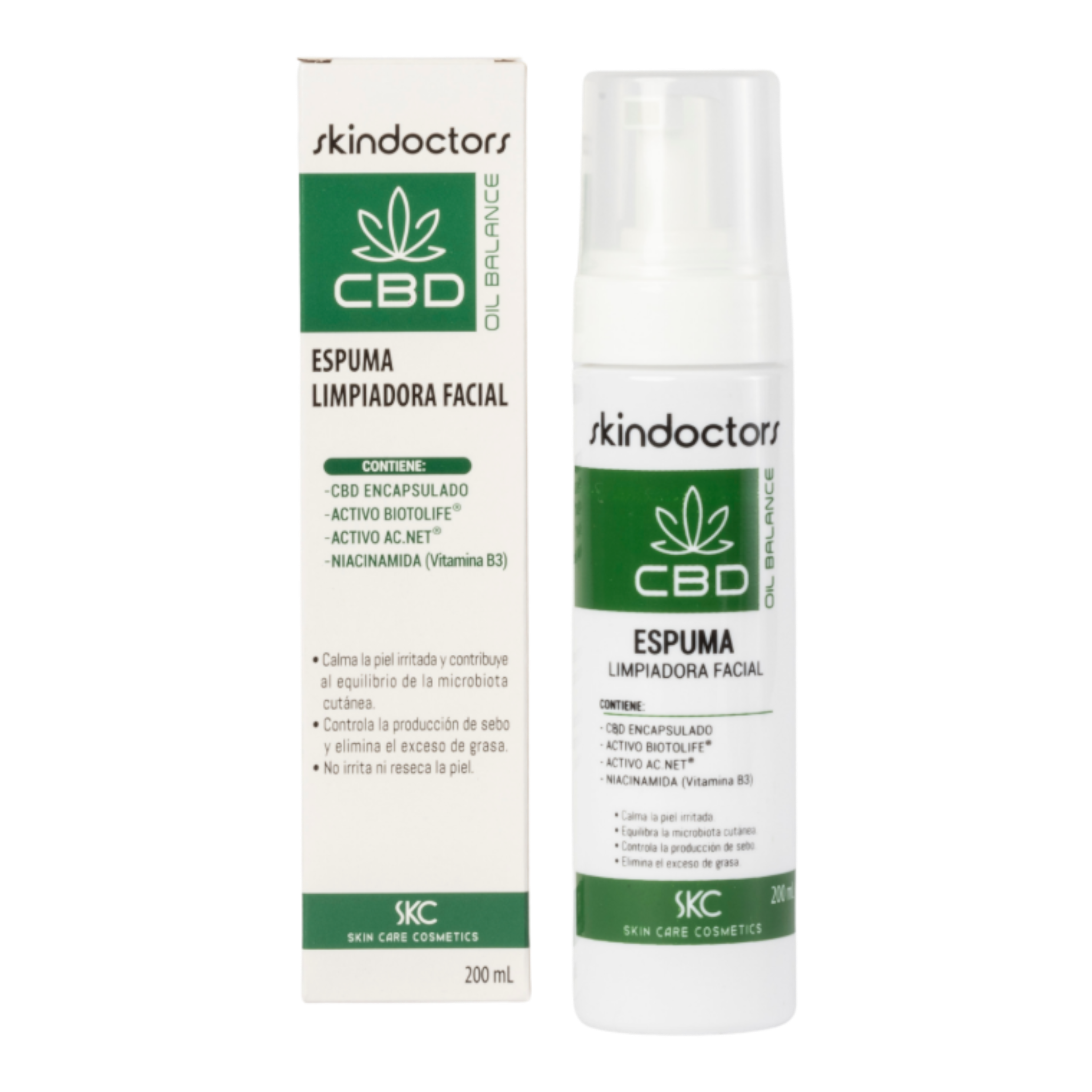 SKIN DOCTOR - Espuma Limpiadora Con Cbd 200 ml