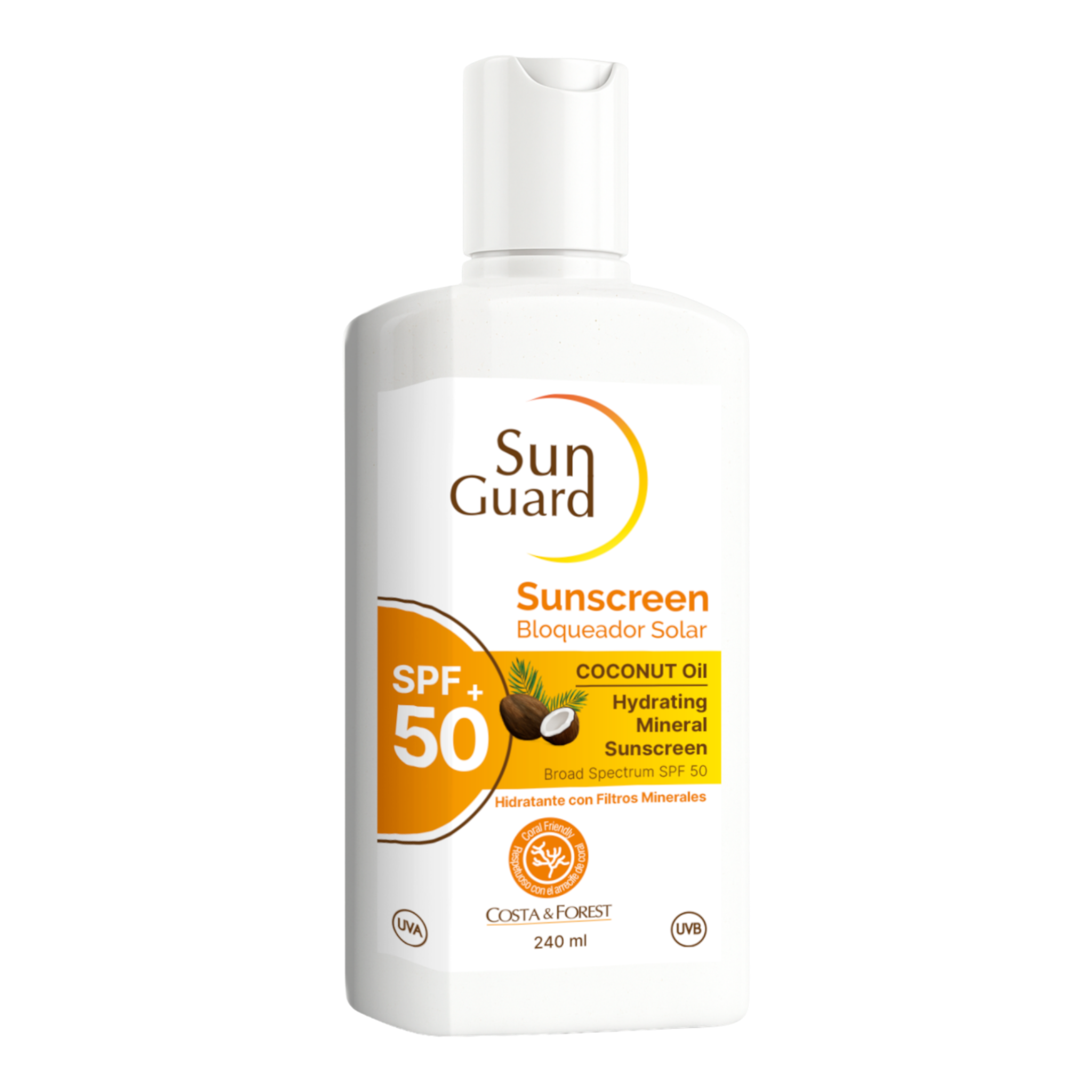 SUN GUARD - Bloqueador Solar SPF 50 - 240 ml