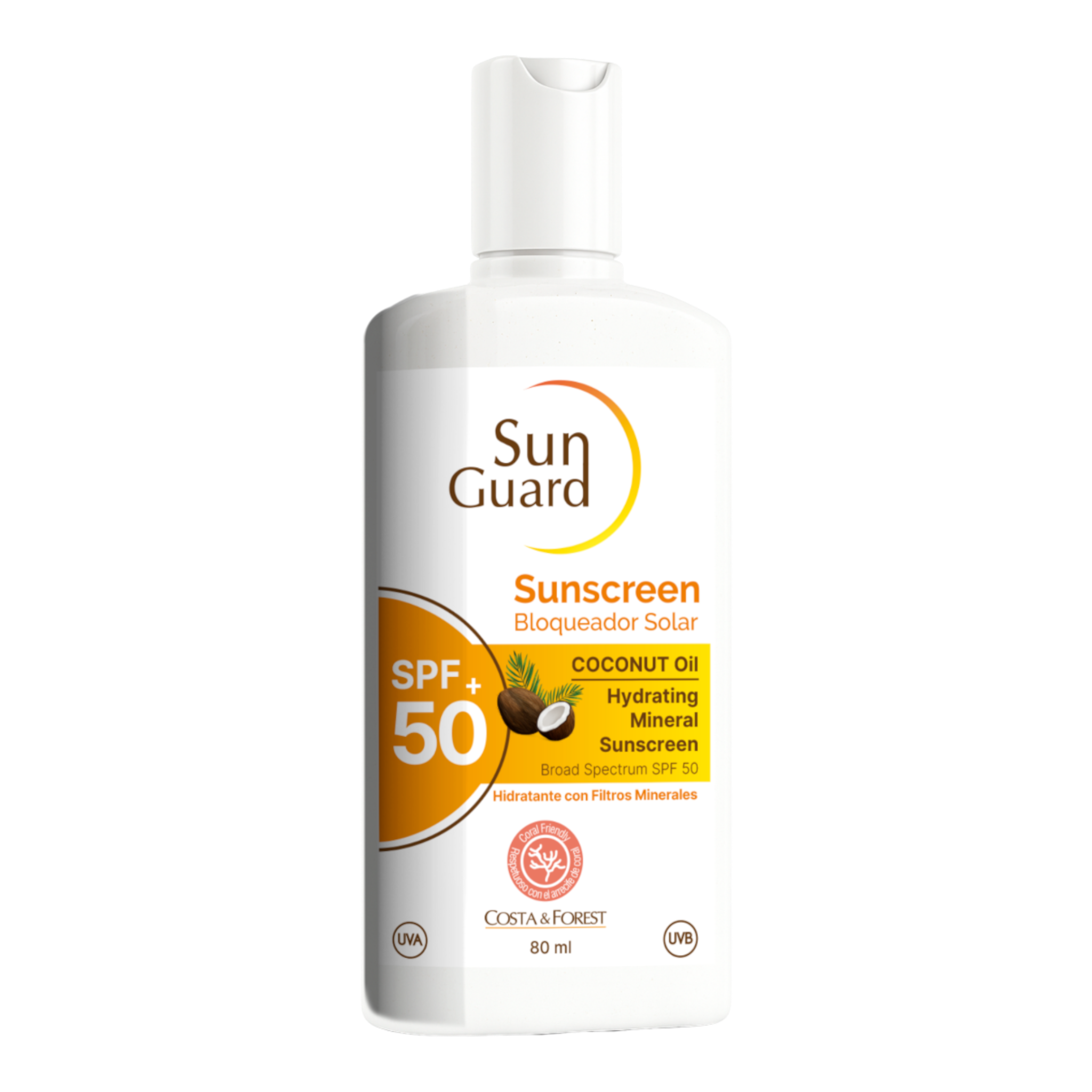 SUN GUARD - Bloqueador Solar SPF 50 - 80 ml