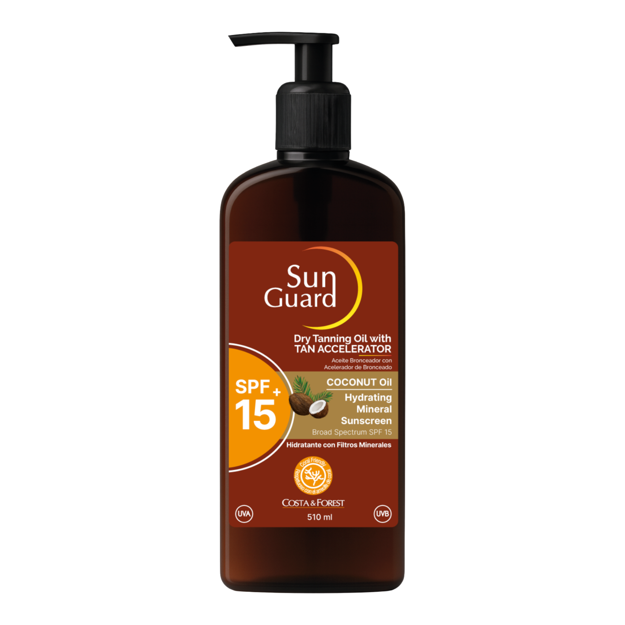 SUN GUARD - Bronceador en Aceite SPF 15 - 510 ml